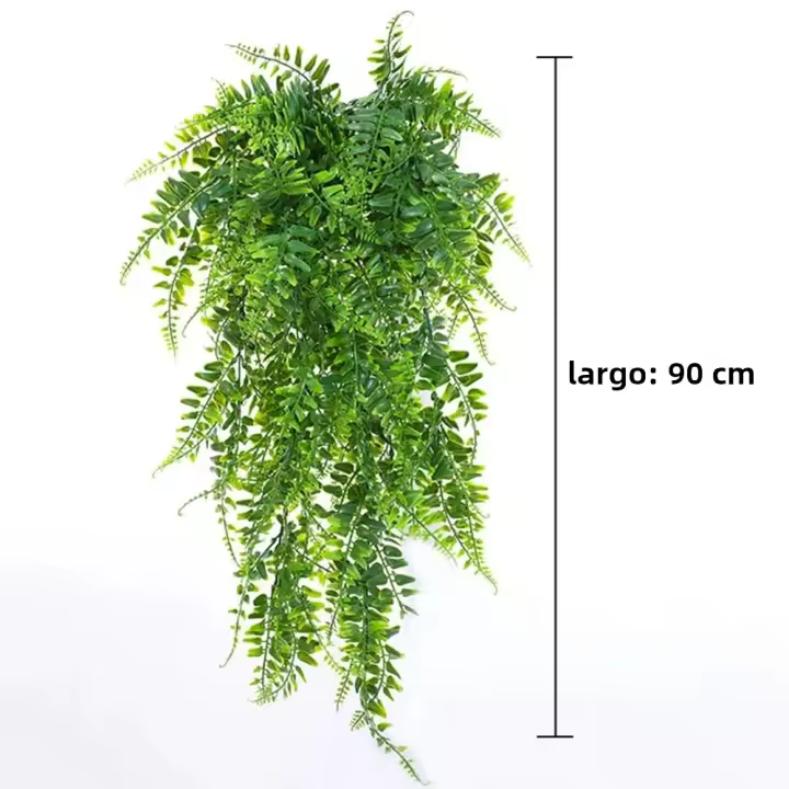 90cm Hojas De Fernés Persa Vines Artificiales Para Decoración De Habitaciones Casas Bodas Y Fiestas Decoración De Pared Balcón - 1