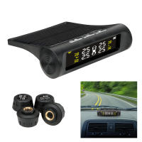 Sistema De Monitoreo De Presión De Neumáticos Para Coche Con 4 Sensores Pantalla LCD Digital Solar Powered Alarmas De Seguridad Automática Prueba De Autotest Para Todas Las Marcas De Coches - details 0