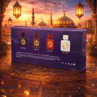 Set Perfumes Hombre Eau de Parfum 30ml x4 Fragancias Masculinas Intensas Larga Duración Estuche Regalo Elegante Mini Perfumes Viaje Uso Diario y Noche 120ml Total - details 0