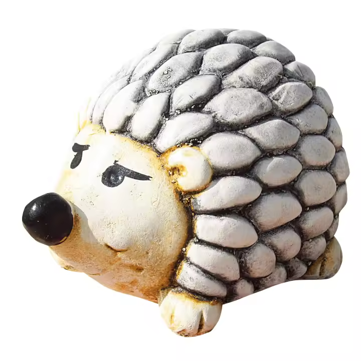 Figura Decorativa de Jardín en Piedra Erizo 17cm - AnaParra - 1