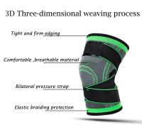 1PCS Protección De Rodilla Deportiva Ajustable Alivio Del Dolor Patella Estabilizador De Rodilla Soporte Para Caminar Fútbol Baloncesto Correr Deportes Adulto - details 2