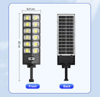 Lámpara Solar LED Exterior 100000LM 15000mAh Con Control Remoto Impermeable Luz De Inundación Para Exterior Instalación En Pared Material ABS Fuente De Energía Solar Certificación CCC Y Ce - details 17
