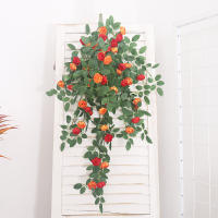Rosa Artificial De Pared En Rotura Plantas Falsas De Vino Para Decoración De Hogar Boda Y Navidad Accesorios De Exhibición Al Aire Libre - details 0