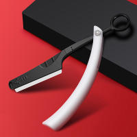Cuchilla Manual De Acero Inoxidable Para Varones Afeitado Facial Especial Para Cejas Y Barba Cuchillo De Afeitar Tradicional Para El Hogar - details 0