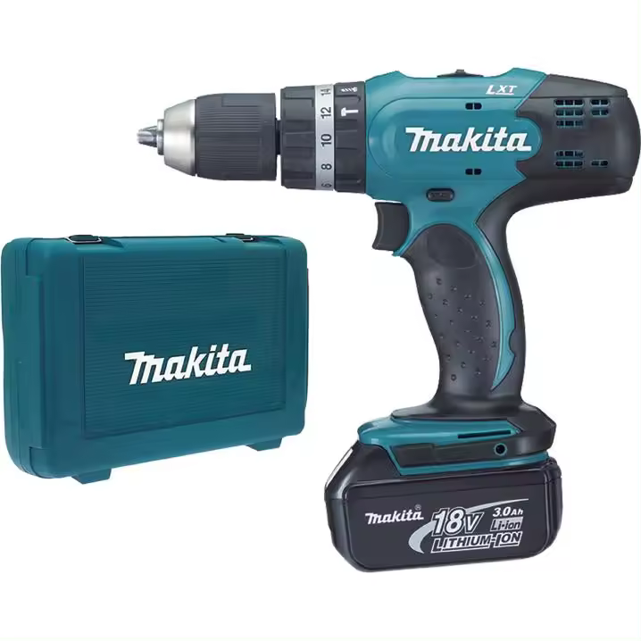 Taladro Atornillador Combi Makita DHP453RFE 18V 2B 3AH - Potente y Versátil - 1