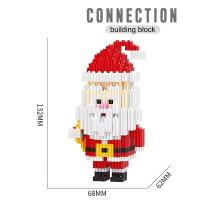 Bloques De Construcción DIY Santa Claus Navidad 271-379 Piezas Auto-Cerradas Para Niños Juguetes Educativos De Construcción Creativa - details 6