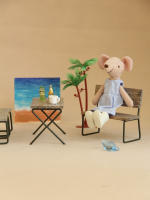 Juego De Muebles De Jardín De Hierro Fundido a Escala 1:12 Para Muñecas Bjd Ob11 Casa De Muñecas Accesorios De Interiores Estilo Pastoral - details 8