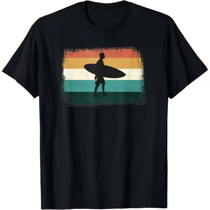 Camiseta de Manga Corta, 100% Algodón, Ropa Unisex para Hombres y Mujeres en 5 Tallas, Camiseta Negra, Cuello redondo con estampado. - 1