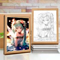 Figura De Anime Hatsune Miku Con Luz LED Para Fotografía Kawaii Figura De Acción PVC Juguete Coleccionable Regalo Para Niñas - details 6