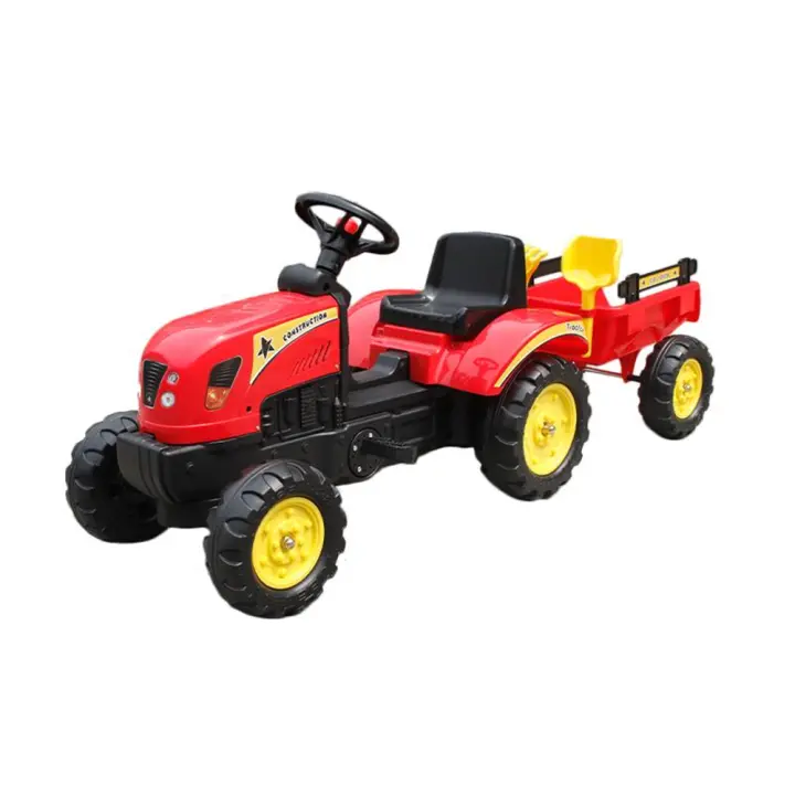 Coche Tractor a Pedales Rojo con Accesorios (Pl Ociotrends GK0093) - 1
