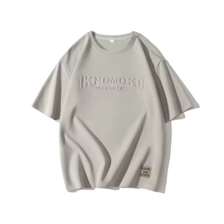 Camiseta De Verano Para Hombre 8XL Estilo Retro Trendy De Calle Hip Hop Manga Corta Impresión Casual Top Tees De Algodón - 1