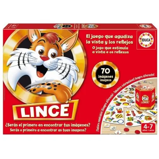 Juego de Mesa LINCE 70 IMÁGENES FSC(R) EDUCA 17472 - 1
