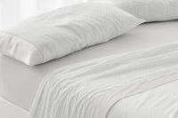 Juego de Sábanas  Modelo 541 50% Algodón de Burrito Blanco – Suavidad, Estilo y Confort para tu Dormitorio. - details 6