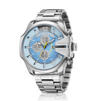 Reloj De Pulsera De Cuarzo Para Hombre CAGARNY Original Grande 6839 Moda Casual Impermeable Con Fecha Acero Inoxidable Resistente Al Shock - details 7