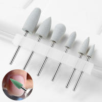 Set De 6 Piezas De Cabezas De Molienda Para Manicura En Silicona Herramientas De Lijado Y Pulido Para Uñas Combinación De Plástico - details 3