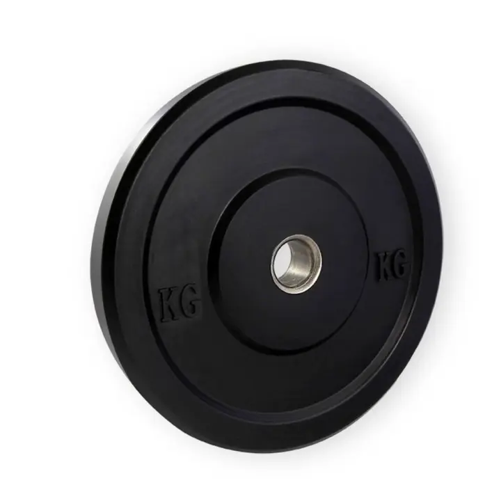 OZIO FITNESS Disco Olímpico Bumper 5 Kg 50mm Musculación Fitness Negro - 1