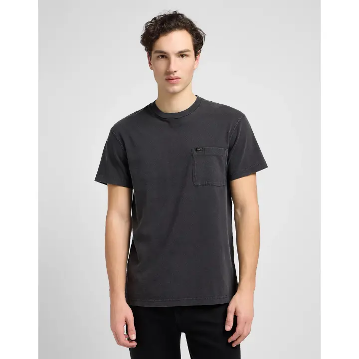 Camiseta Lee - Camiseta negra con bolsillo de manga corta - Camiseta estilo Casual con bolsillo - 112334746 - 1