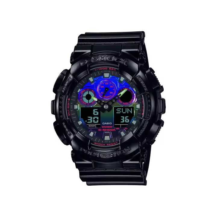 Casio G-Shock Reloj GA-100RGB-1AER , para Hombre - 1