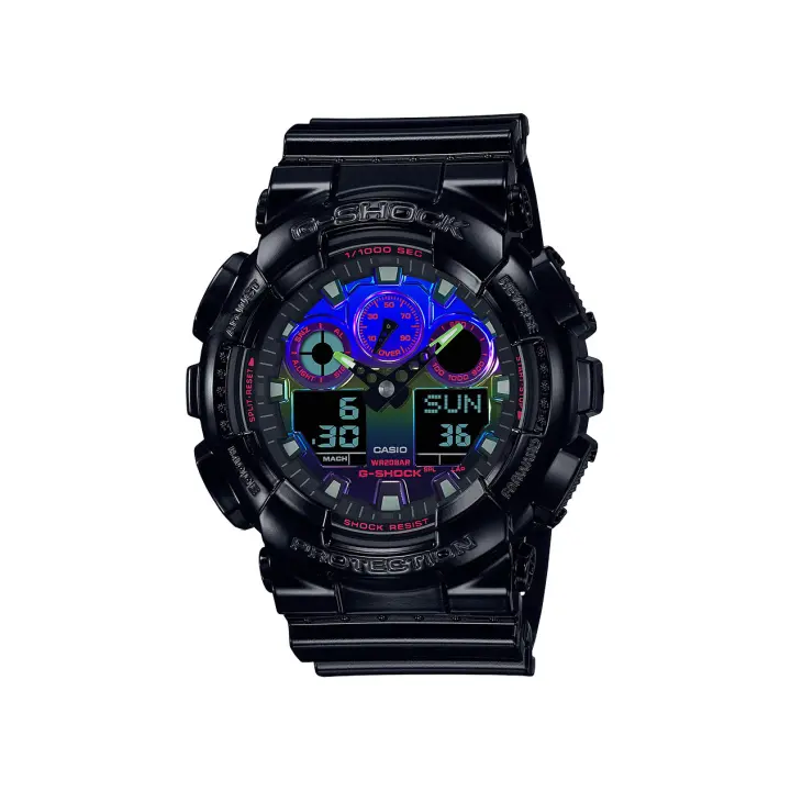 Casio G-Shock Reloj GA-100RGB-1AER , para Hombre - 1