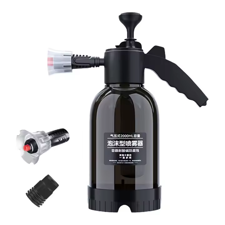 Botella De Espuma De Nieve Eléctrica 2/1.5L Con Recarga USB De 2300mAh Lanzador De Agua Para Limpieza De Ventanas Y Lavado De Coche - 1
