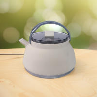 Kettle De Silicona 1.5L Con Manija Collapsible Para Camping Y Montañismo Con Fondo De Acero Inoxidable Taza De Agua Desplegable De 1L - details 1