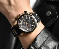 Reloj Deportivo De Lujo Para Hombre LIGE 2025 Reloj De Cuarzo Impermeable Con Cronógrafo Y Fecha Correa De Silicona Moda Y Casual - details 14
