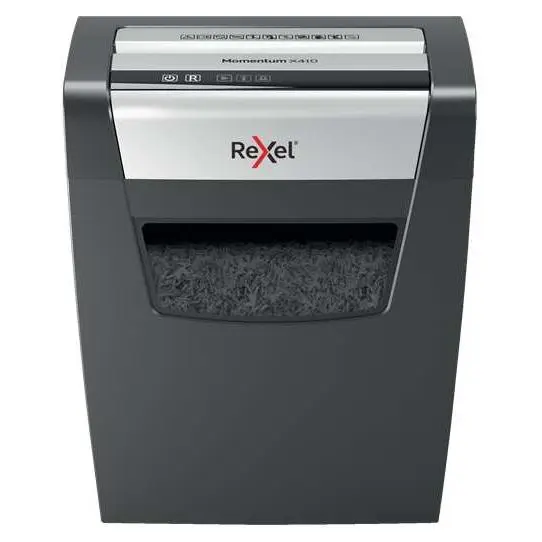 Rexel momentum x410 destructora de papel manual corte confeti - destruye hasta 10 hojas - 23l - 1
