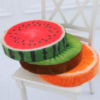 Cojín Redondo De 33cm Estampado 3D En Forma De Fruta JAF115 Almohada Decorativa De Peluche Divertida Para Sofá Y Silla Estilo Pastoral - details 1