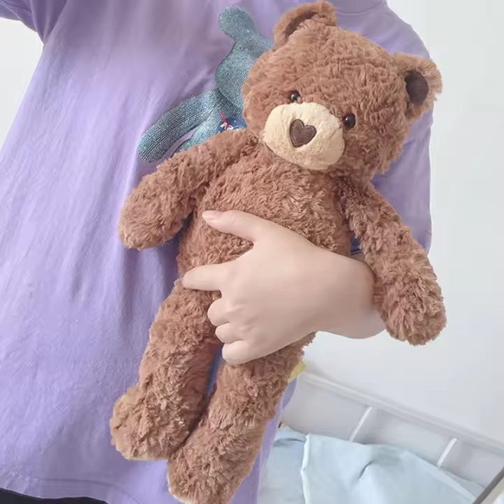 Muñeco De Peluche Teddy Oso Encantador Para Niños Regalo De Cumpleaños Decoración Para Sala De Estar Y Dormitorio Material De Algodón PP - 1