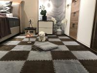 Alfombra De Juego Para Bebés De Peluche Suave Interlocking Para Invierno Alfombra De Esponja Para Habitación Y Sala De Estar De Niños Tamaño 30x30cm - details 12