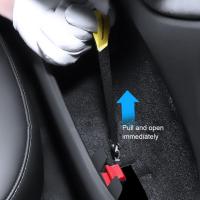 2pcs Cuerda De Emergencia Para Puerta Trasera De Seguridad Para Tesla Model3/Y Botón De Puller Mecánico Manija Accesorios De Coche - details 10