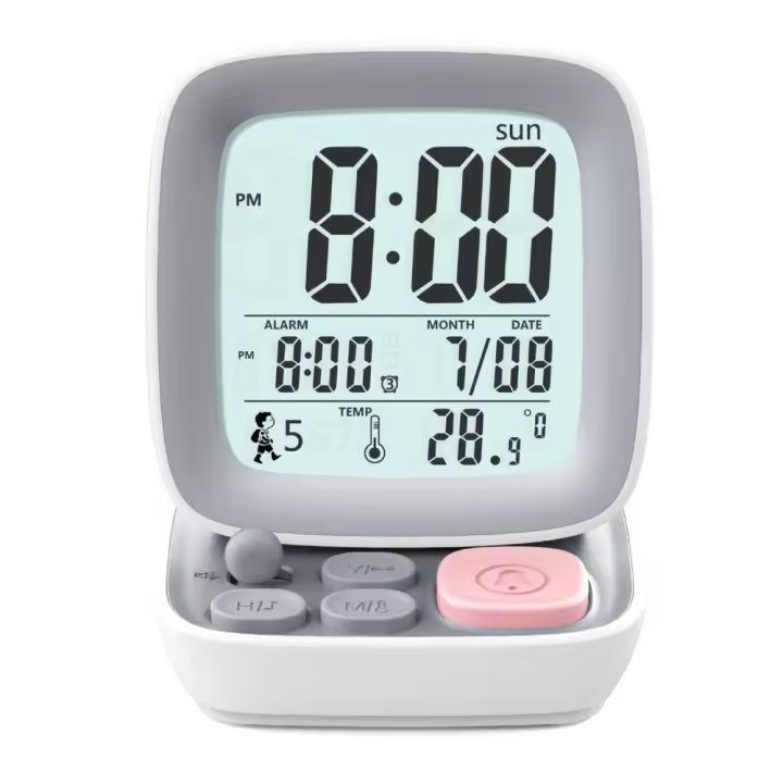 Reloj Digital compacto para niños, de temp Electrónica Pantalla de Fashion, 500mAh, 3 Colores, Pantalla Big - 1