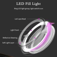 Espejo De Maquillaje Sin Niebla Con Luz LED Espejo De Ducha De Absorción De Ventosa Para Afeitar Y Maquillaje Sin Niebla - details 3