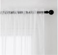 Cortinas Poliéster Translúcida de marca Miulee, Fresca Transparente Salon Ventana Visillo Moderno para Sala Cuarto Dormitorio Habitación Comedor Cocina Salón Sala de Estqr 2 Unidades 140 ( ancho ) x 225 ( alto ) cm. Blanco - details 2