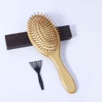 2pcs/set Cepillos De Madera Profesionales Masajeador De Salud Cepillos Con Almohadillas De Bambú Y Limpiadores De Cepillo Para Cabello Real Y Pelucas - details 5