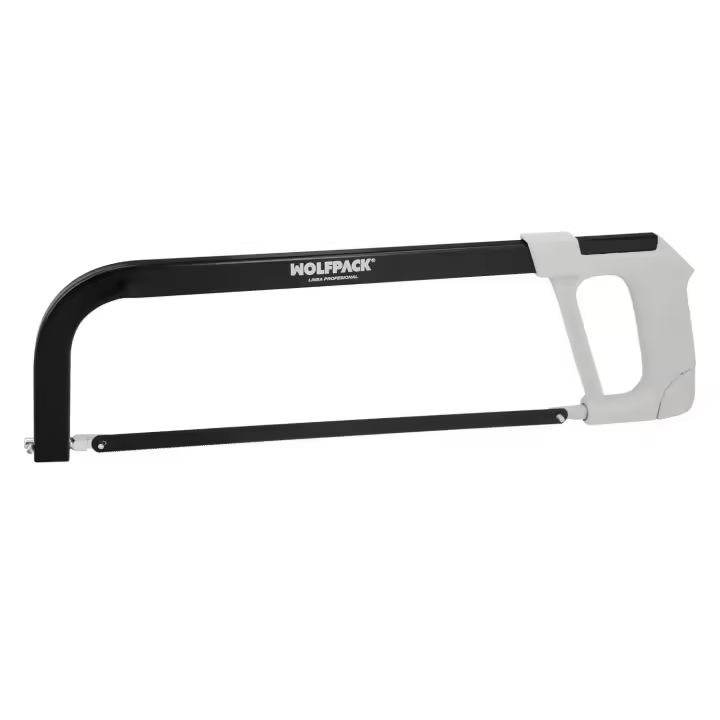 Arco sierra acero con empuñadura de aluminio angulo corte ajustable. corta acero, aluminio, madera, plastico, cobre - 1