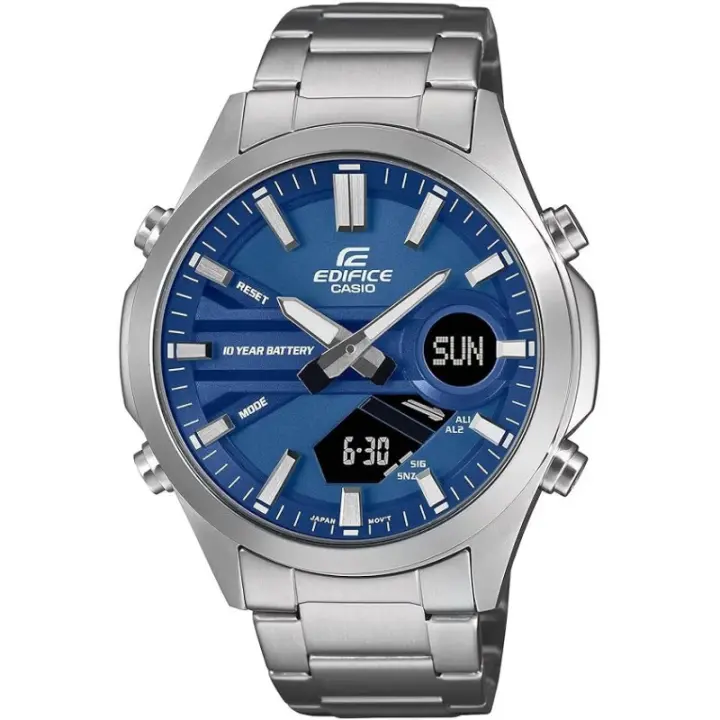 Reloj Casio Edifice Hombre Analogico y Digital Sumergible Efv-c120d-2aef - 1