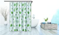 Cortina de ducha de material PEVA con dibujos variable, 1 panel.tela impermeable, 180x180cm,cortina de partición gruesa a prueba de moho, cortina decorativa de baño, 1 paquete - details 4