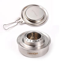 Estufa De Camping LIXADA 120ml Mini Con Cubierta Plegable Para Extinguir Fuego Alta Eficiencia De Combustión Estufa Para Alcohol - details 12
