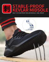 Zapatos De Seguridad Para Hombre Antideslizantes Indestructibles Protección Del Pie Antipinchazos Antideslizantes Suela De Goma Mesh Superior Zapatos De Trabajo - details 4
