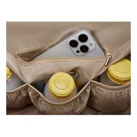 Breast Pump Bag Diaper Tote Bag with 15 Inch Laptop Sleeve Fit Most Breast Pumps - details 3