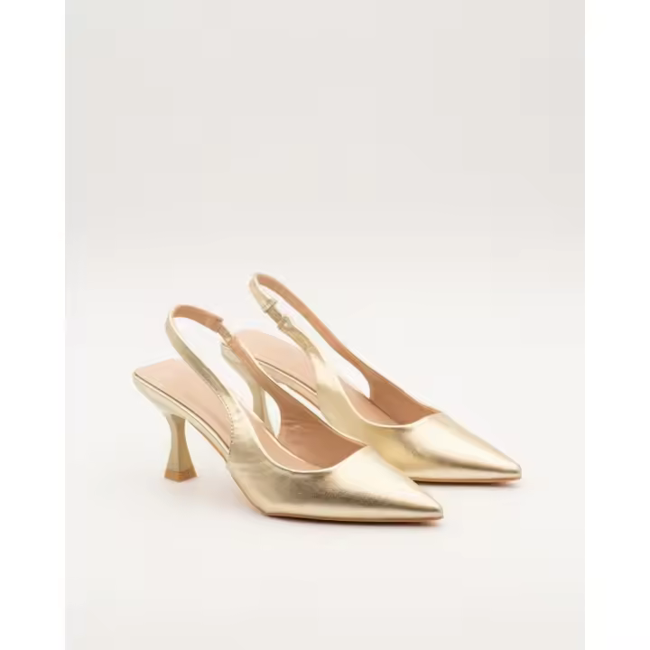 Zapatos mules mujer KTEY 282 2269 SALON DESTALONADO GOLD 31128 24V - 1