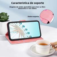 Funda De Cuero Para Samsung Galaxy J6+ J4+ J6 2018 J7 J5 J3 2016 2017 Estilo Clásico Con Soporte De Tarjetas Y Monedero Protector Anti-Scratch Magnético - details 17