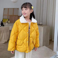 Abrigo De Piel De Conejo Con Redondel Para Niños Y Niñas Beige Grueso Y Cálido Para Invierno Con Cuello De Poliéster Ropa Casual Para Exteriores Tamaño 1-6 Años - details 6