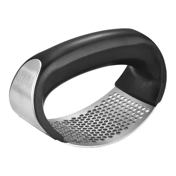 Prensa De Ajo Manual De Acero Inoxidable Triturador Multifuncional Para Ajo Y Jengibre Gadgets De Cocina Resistentes Al Desgaste - 1
