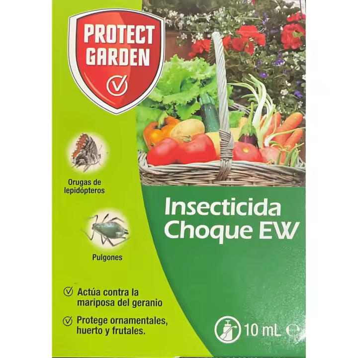 Protect Garden Insecticida Choque EW- Insecticida polivalente concentrado para ornamentales, frutales y horticolas, pulgones y orugas - 1