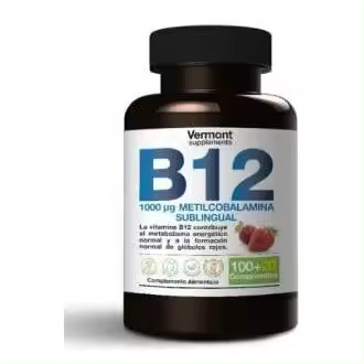 Vermont Supplements Vitamina B12 1000Mcg 120Comp - 1
