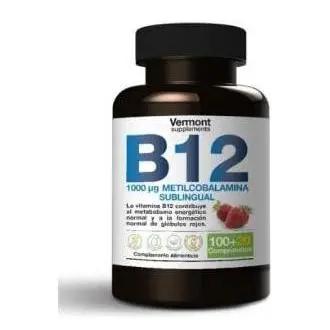 Vermont Supplements Vitamina B12 1000Mcg 120Comp - 1