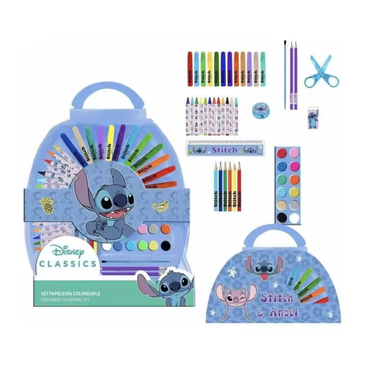 Crayola SET DE 50 PIEZAS PARA COLOREAR DE STITCH DE CERDÁ - Materiales de Calidad - 1