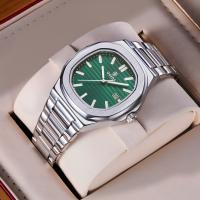 Reloj De Pulsera De Cuarzo Para Hombre OGEDA Diseño Clásico Resistente Al Agua Con Tres Manos Reloj De Business Para El Hombre Militar Material De Pulso De Tungsteno Acero Y Aleación - details 0